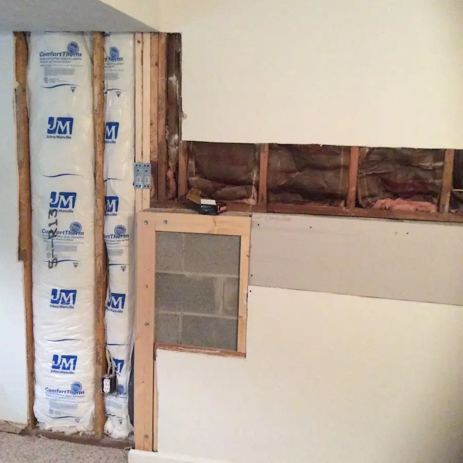 Wall insulation replacement during Structural Drying in Green Valley